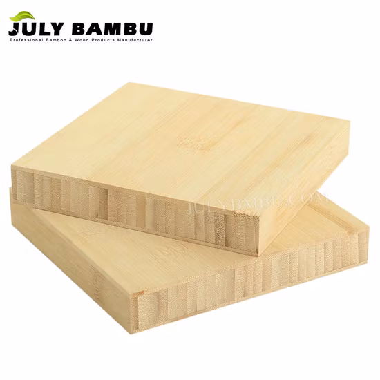 Materiale per mobili, pannelli di bambù a 3 strati, pannelli di bambù massiccio al 100% per tavolo e piani di lavoro