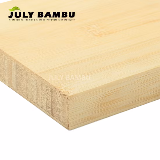 Pannello in legno massello di bambù naturale 1220 x 2440 per il piano del tavolo